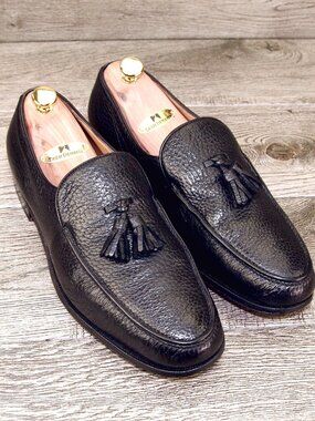 $895 GRAVATI Arthur Beren 11 M Genuine PECCARY Black 15708 * add $15 Trees